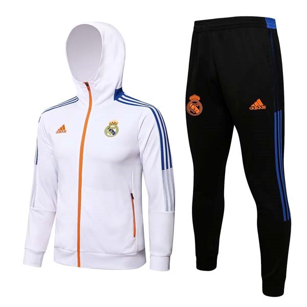 Chaqueta Con Capucha Real Madrid 2022 Blanco